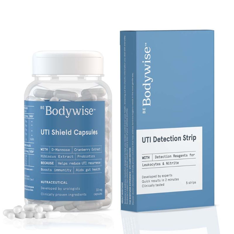 Buy Be Bodywise Uti Protection Pack (cranberry Uti Capsules & Uti Test